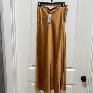Tyler Boe Golden Maxi Skirt